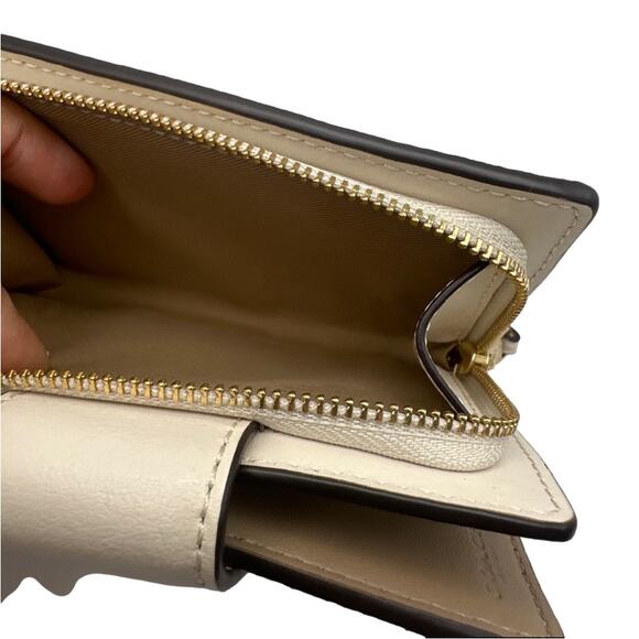 COACH Medium Corner Zip Wallet with Ornament Print - Picture 7 of 9